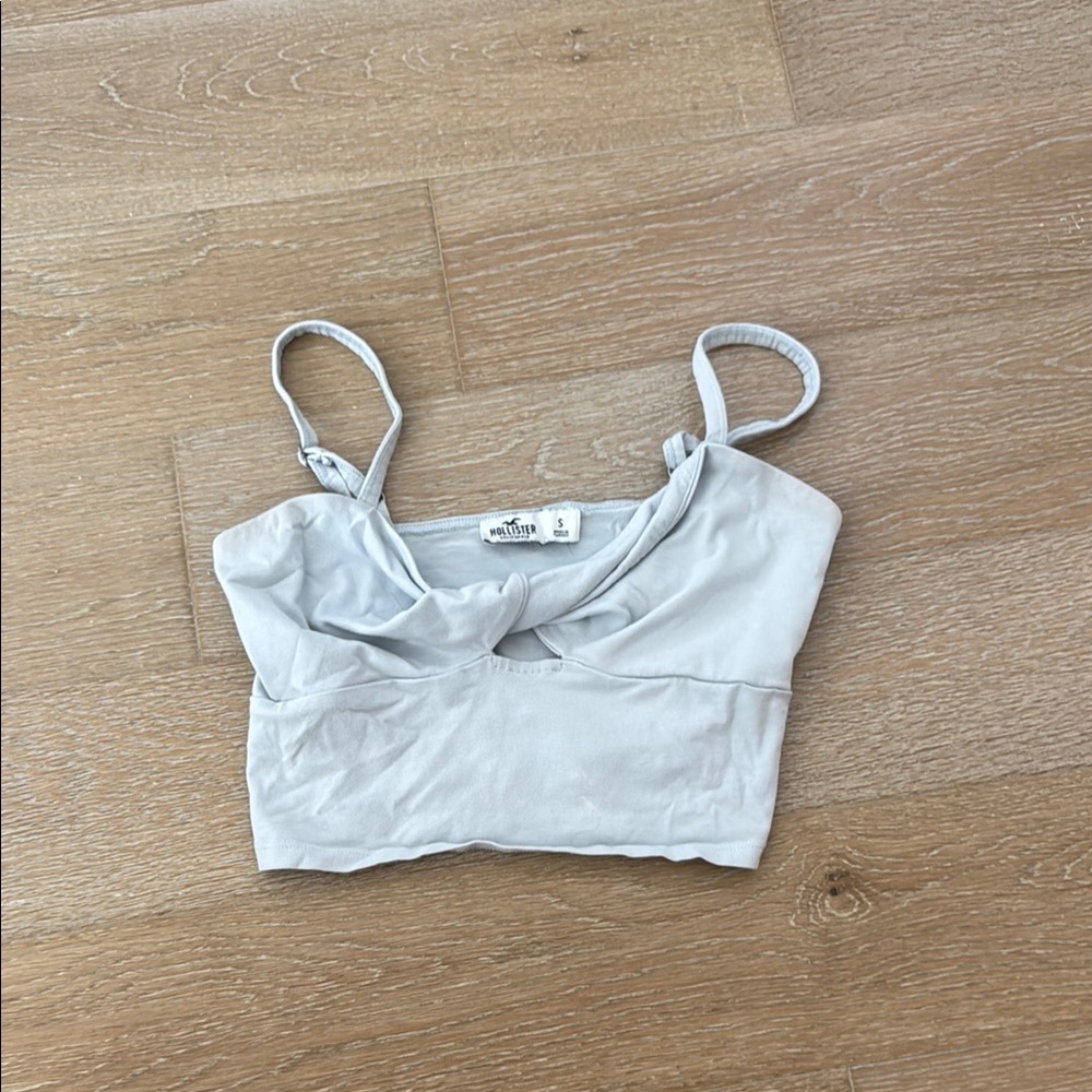 Women's Light Blue Crop Top
